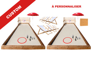 Location de mobilier : location pétanque indoor BOULODR’HOME Custom